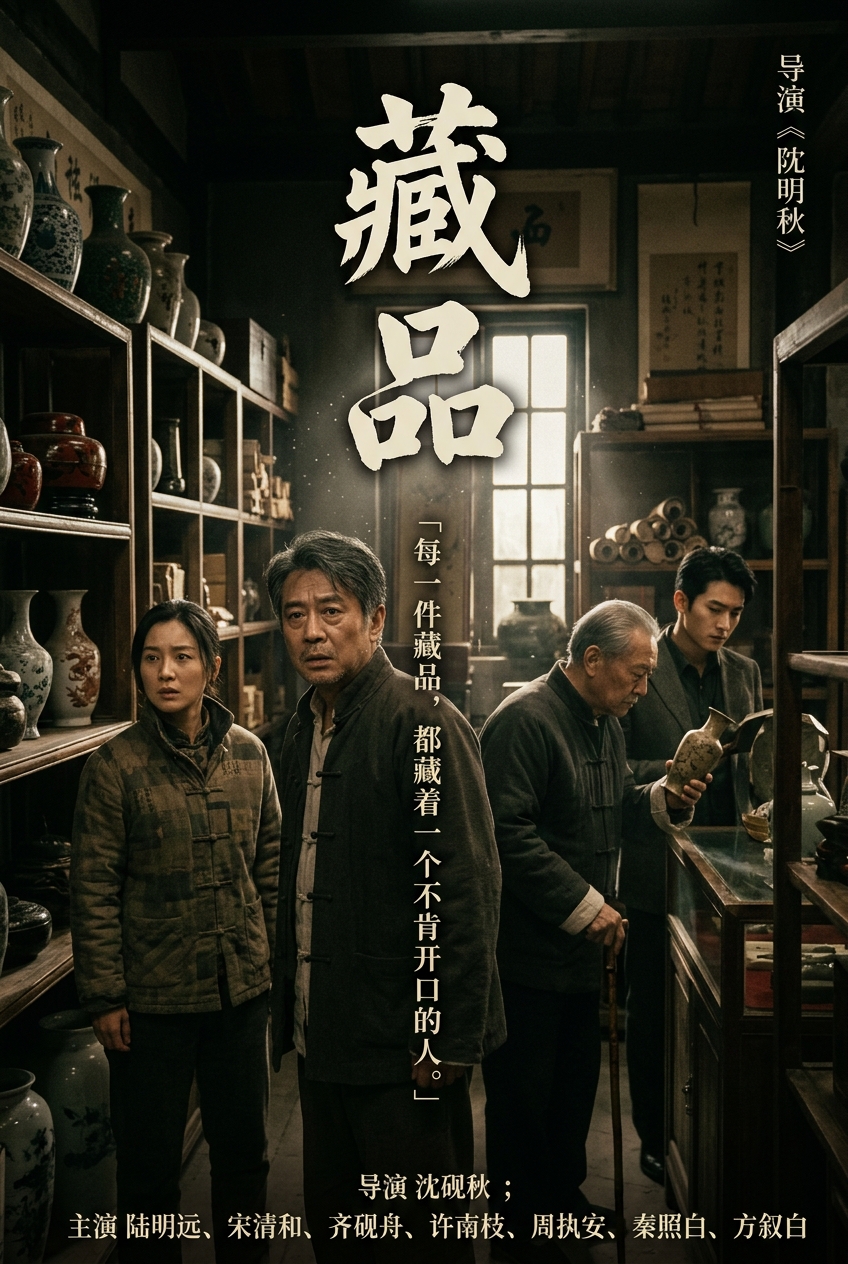 《藏品》主视觉海报